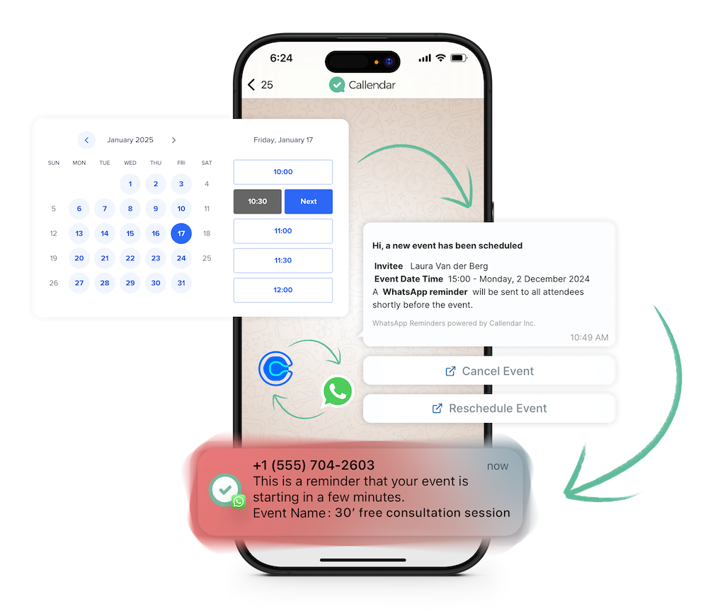 Calendly WhatsApp Reminder